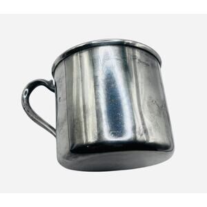 Wallace #8436 Silver Baby Cup Silverplate with interior Gold Wash